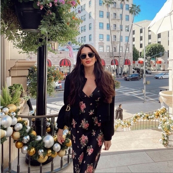 ZARA FLORAL PRINT SLIP DRESS - Picture 2 of 7